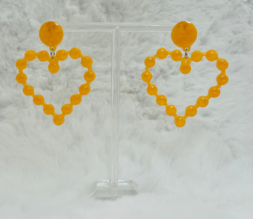 Mandarin Heart Dangles