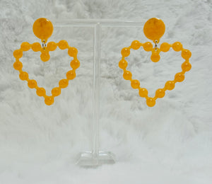 Mandarin Heart Dangles