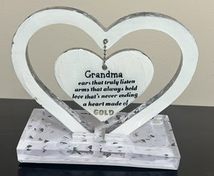 Grandma's Heart of Gold Display