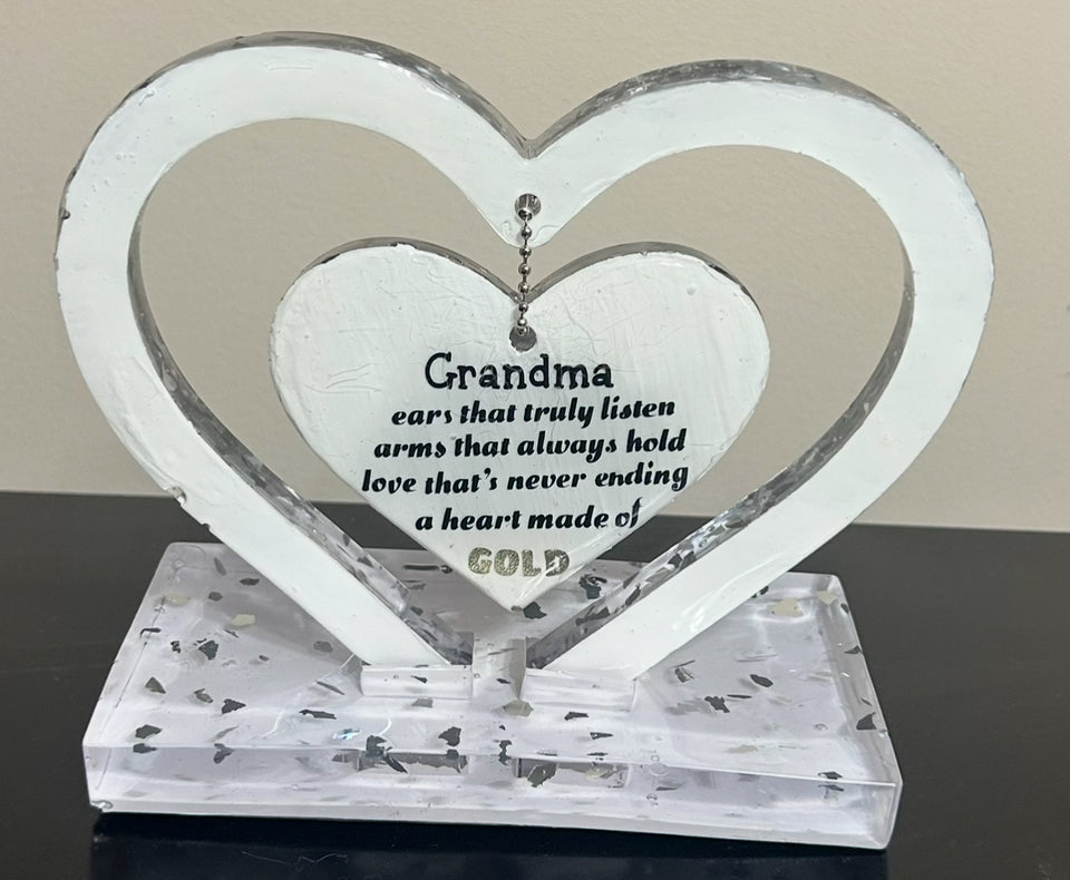 Grandma's Heart of Gold Display