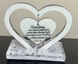 Grandma's Heart of Gold Display