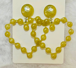 Frosted Jade Hearts