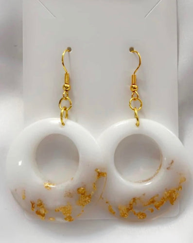 Luminous Ivory Dangles