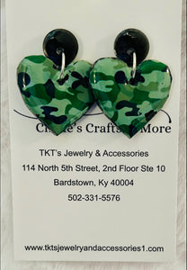 Camo & Courage Dangles