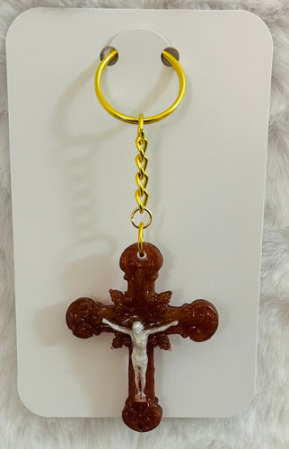 Chelle’s Crafts & More (CROSS KEYCHAIN)