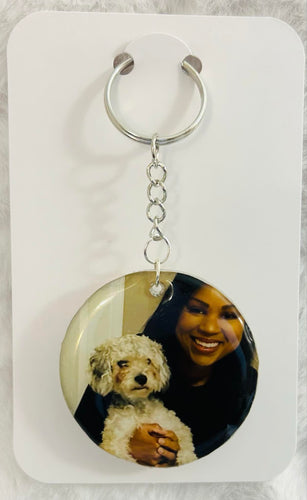 Chelle’s Crafts & More (PERSONALIZED PICTURE KEYCHAIN) SAMPLE SHOWN