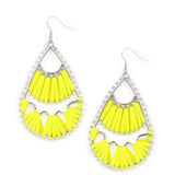 Samba Scene - Yellow Earrings - TKT’s Jewelry & Accessories 
