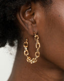 Stronger Together - Gold/Chain Hoop - TKT’s Jewelry & Accessories 