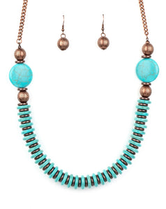 Desert Revival  (FF) - Copper/Turquoise Stones - TKT’s Jewelry & Accessories 