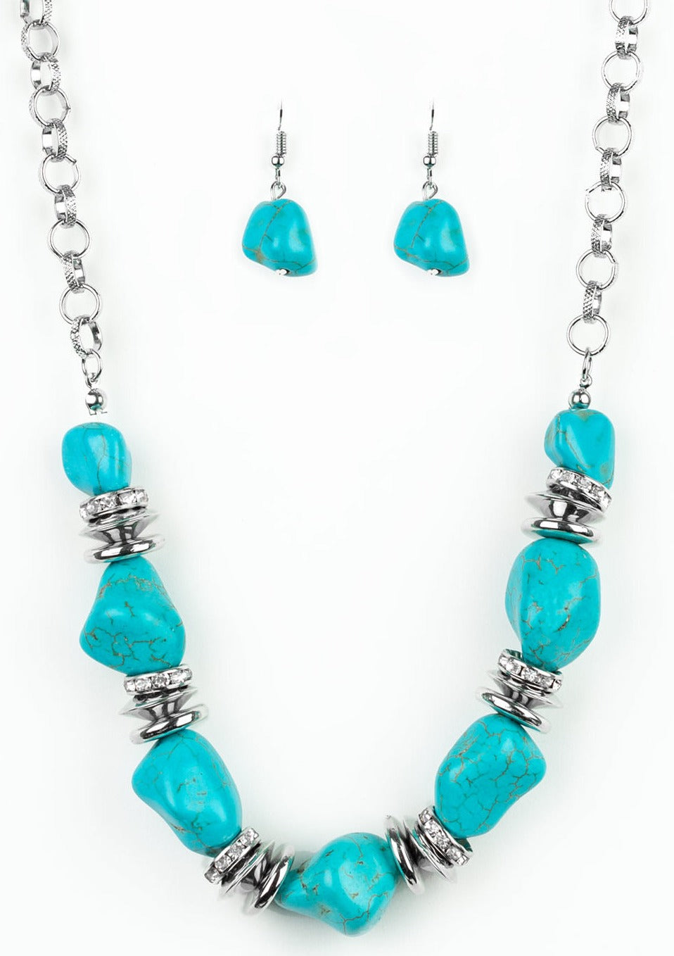 Stunningly Stone Age - Blue - TKT’s Jewelry & Accessories 
