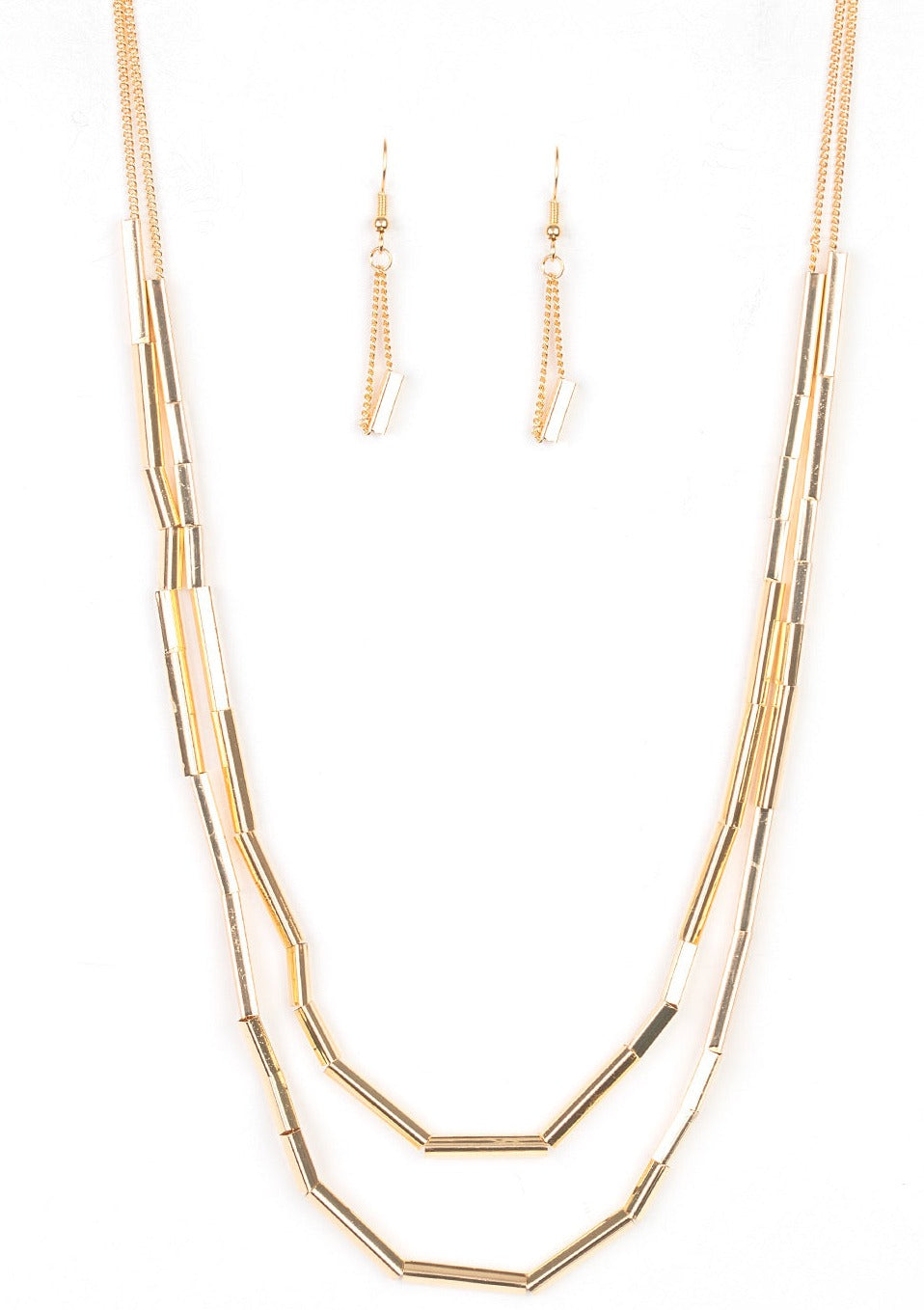 A Pipe Dream - Gold Necklace - TKT’s Jewelry & Accessories 