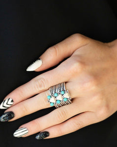 Point Me To Phoenix - White - Silver Ring - TKT’s Jewelry & Accessories 
