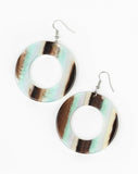 In Retrospect - Multi Colored Iridescent - Acrylic Hoop Earrings - TKT’s Jewelry & Accessories 