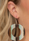 In Retrospect - Multi Colored Iridescent - Acrylic Hoop Earrings - TKT’s Jewelry & Accessories 