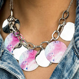 Tie Dye Drama - Multi - Necklace - Trend Blend / Fashion Fix Exclusive - October 2020 - TKT’s Jewelry & Accessories 