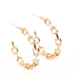 Stronger Together - Gold/Chain Hoop - TKT’s Jewelry & Accessories 