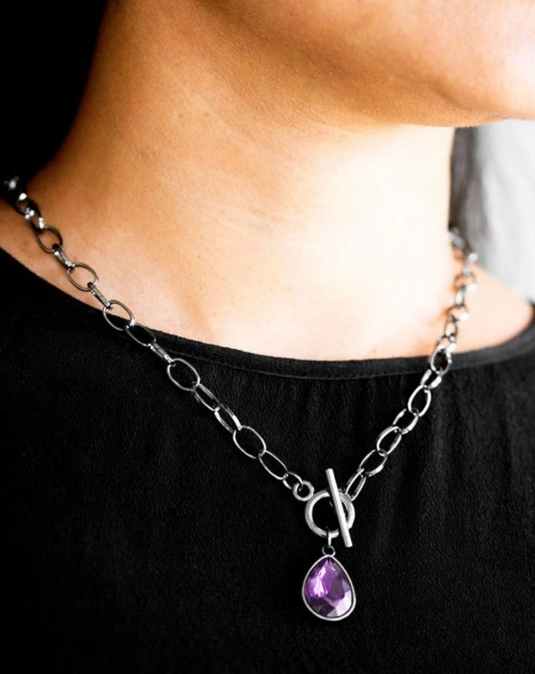 So Sorority - Purple - Necklace - TKT’s Jewelry & Accessories 